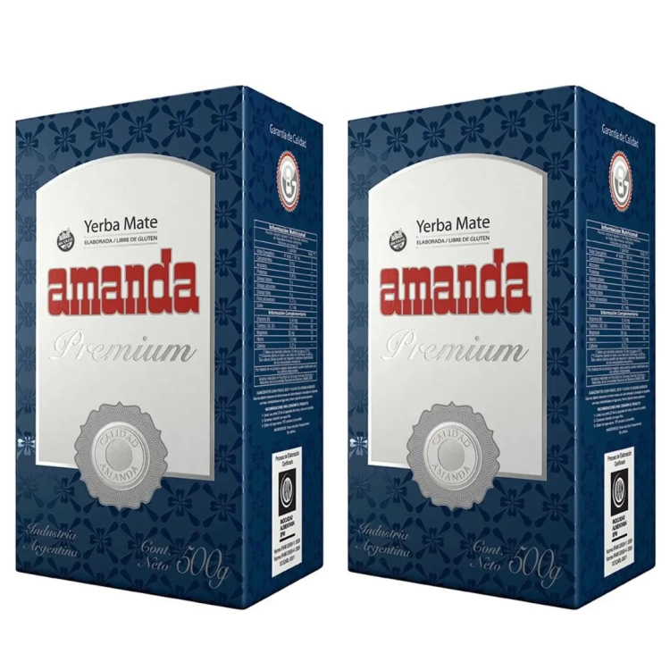 Zestaw Yerba Mate Amanda Premium 2x500g 1kg