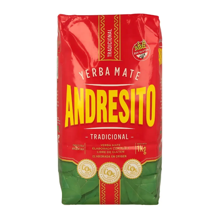 Yerba Mate Andresito Elaborada Tradicional 1kg