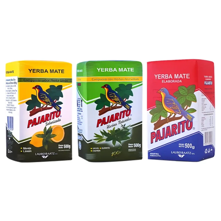 Zestaw Yerba Mate Pajarito 3x500g 1,5kg - Mix Smaków