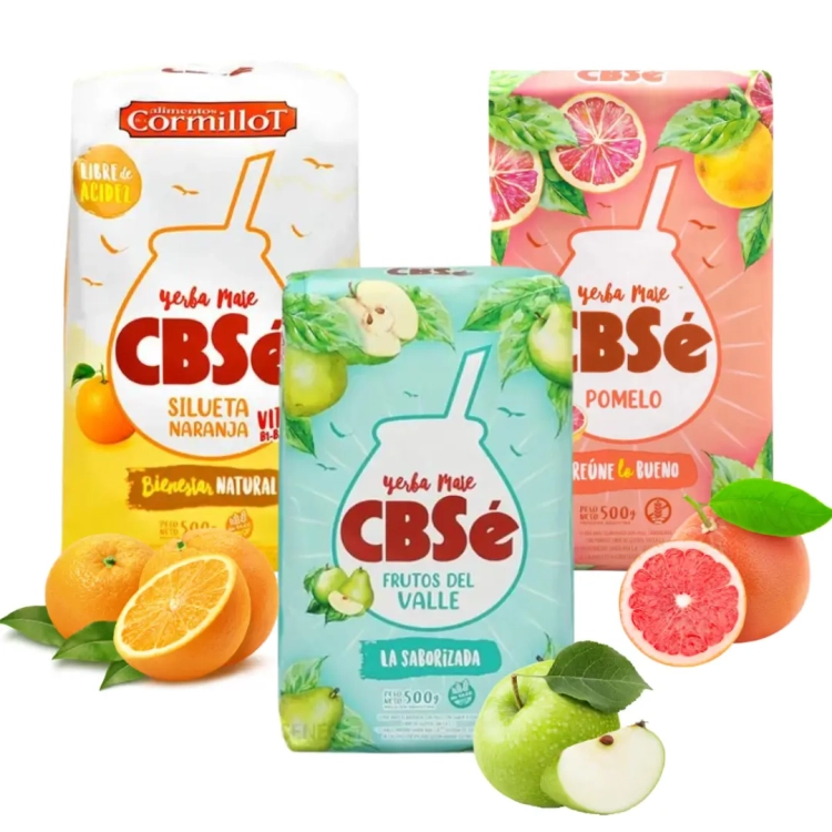 Yerba Mate CBSe MIX różnych smaków 3x500g 1,5kg