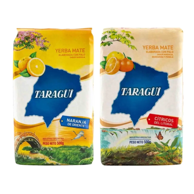 Yerba Mate Taragui Naranja Citricos Litoral 2x500g.webp