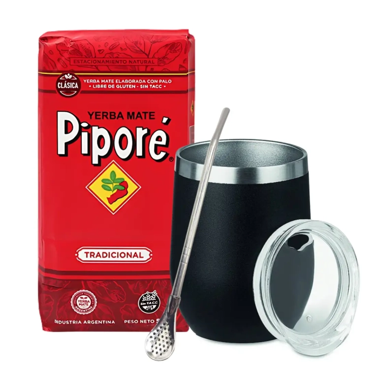 Zestaw Startowy Yerba Mate Pipore Elaborada + Akcesoria