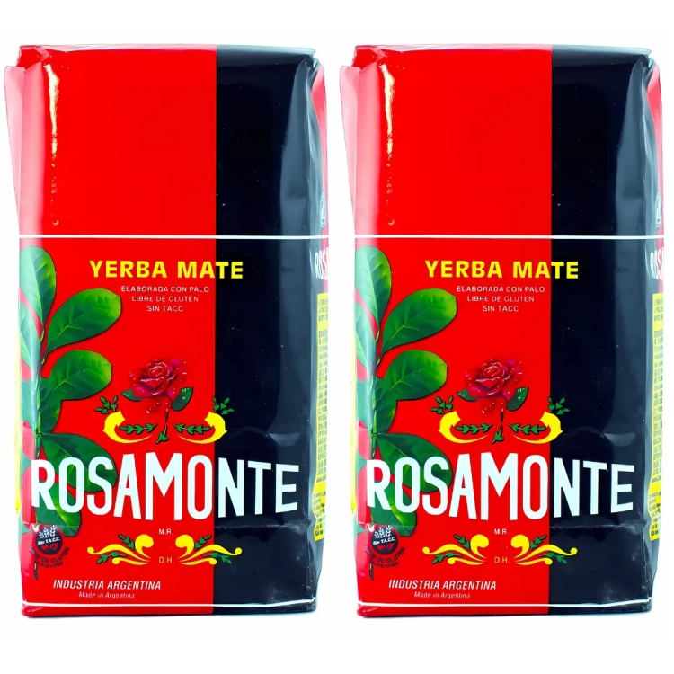Zestaw Yerba Mate Rosamonte Elaborada Con Palo 2x1kg 2kg
