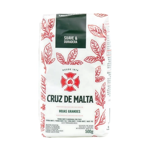 Yerba Mate Cruz de Malta Elaborada Tradicional 0,5kg