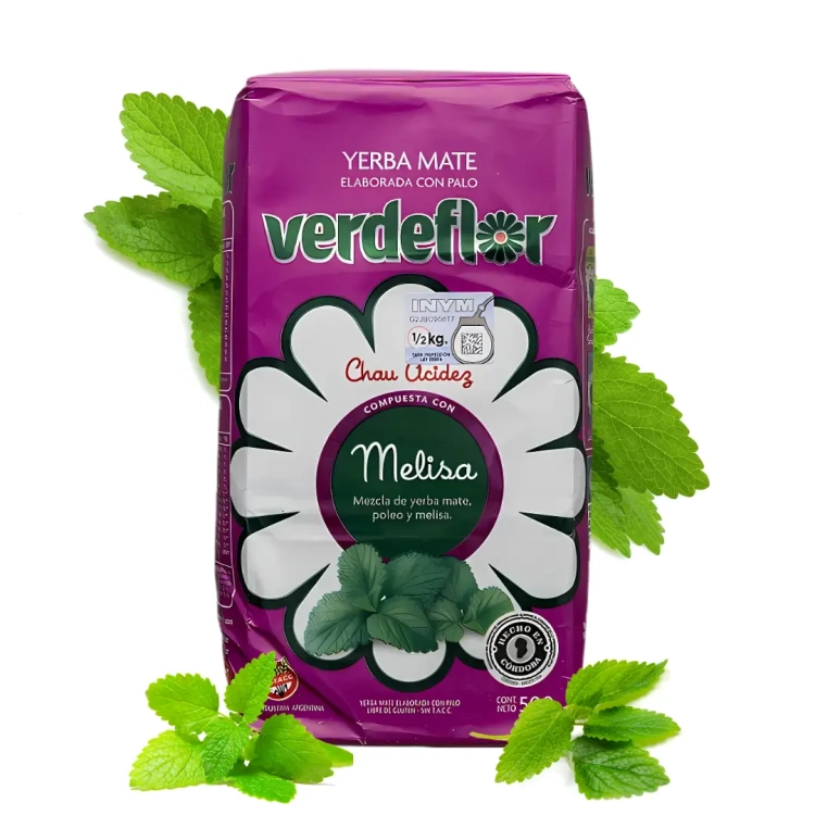 Yerba Mate Verdeflor Melisa 0,5kg