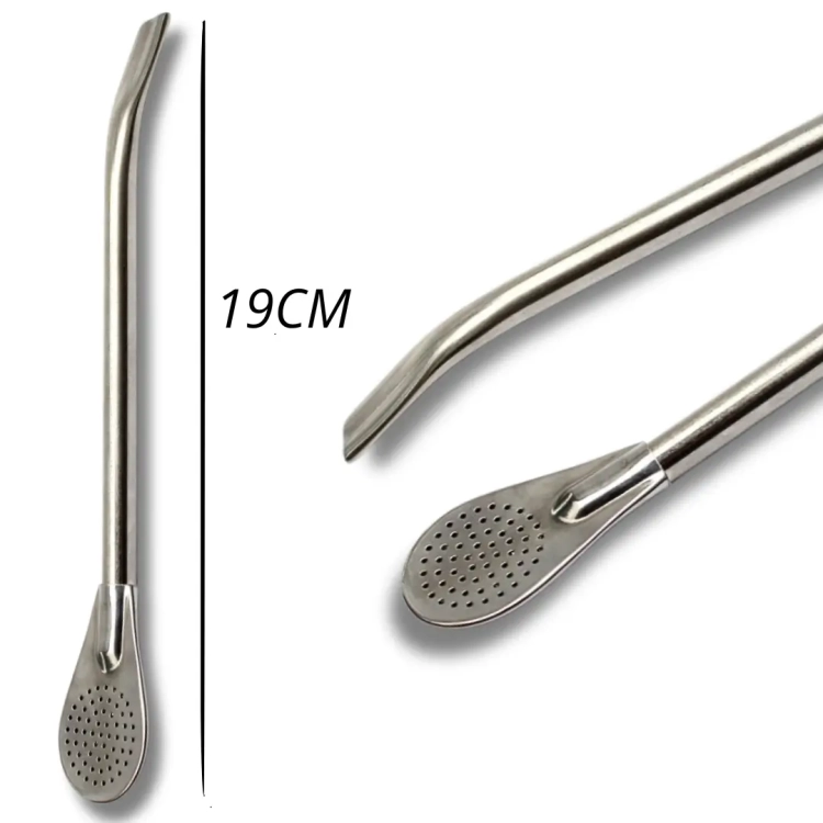 Bombilla Liza nierdzewna 19cm.webp