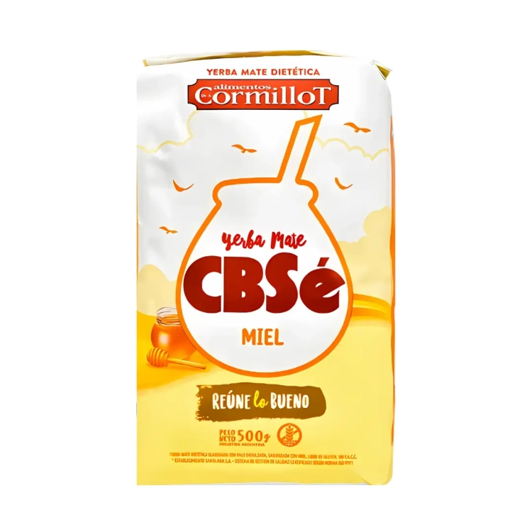 Yerba Mate CBSe Miel (miodowa) 0,5kg.webp