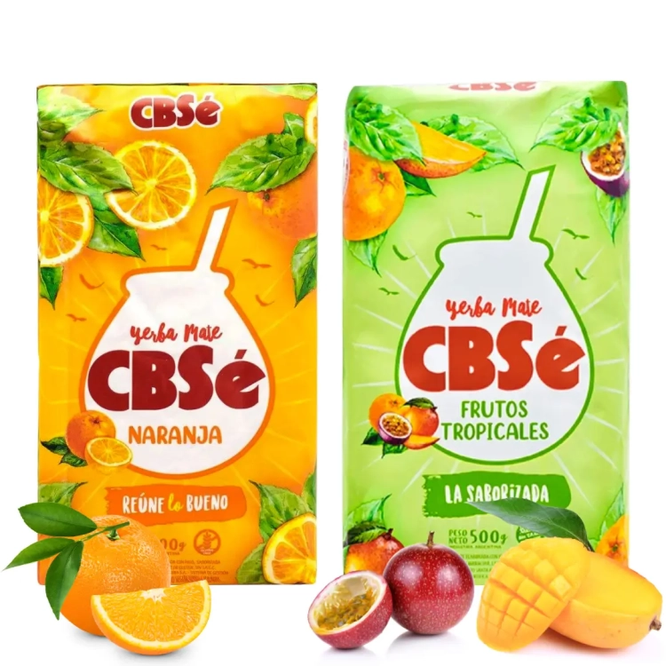 Zestaw Yerba Mate CBSe Naranja + Frutos Tropicales 2x500g 1kg.webp