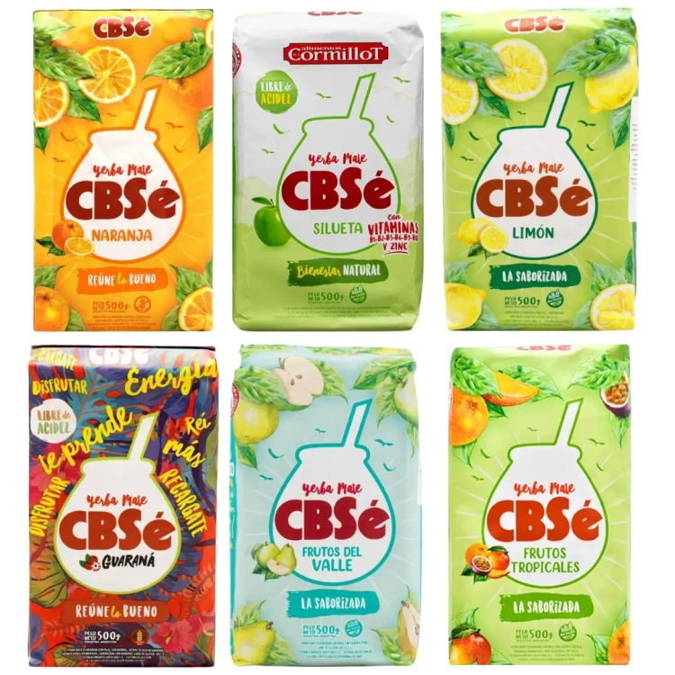 Zestaw Yerba Mate CBSe różne smaki 6x500g 3kg MIX.webp