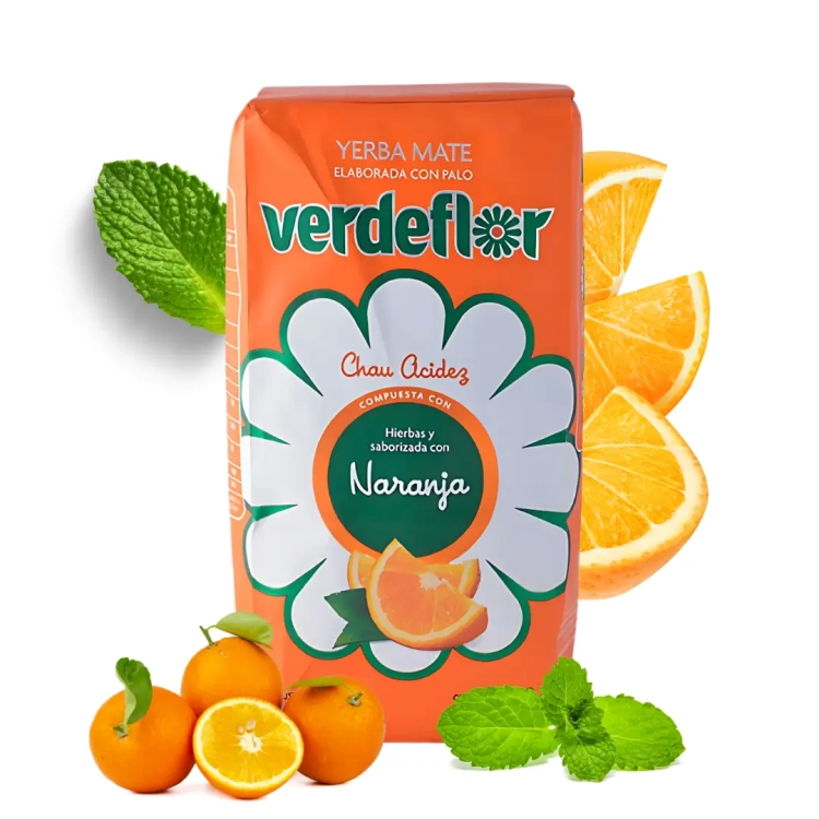 Yerba Mate Verdeflor Naranja 0,5kg (pomarańczowa).webp