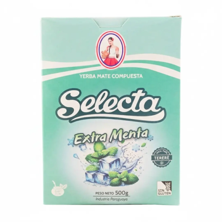 Yerba Mate Selecta Extra Menta - 500g (Mocno Miętowa).webp