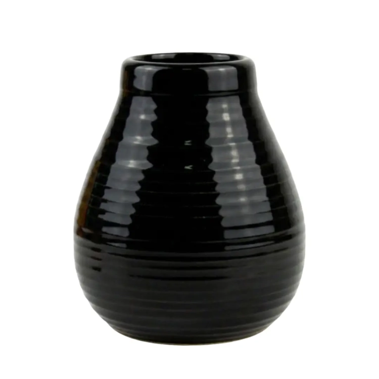 Tykwa Ceramiczna do Yerba Mate - Czarna 330ml.webp