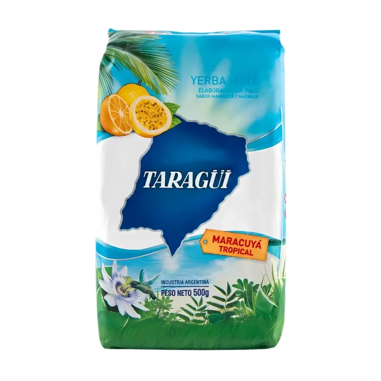 Yerba Mate Taragui Maracuya Tropical (marakuja) 0,5kg (1).webp