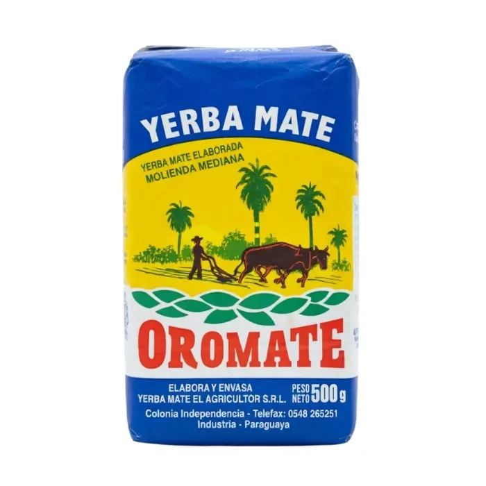 Yerba Mate Oromate Elaborada Molienda Mediana 0,5 kg.webp