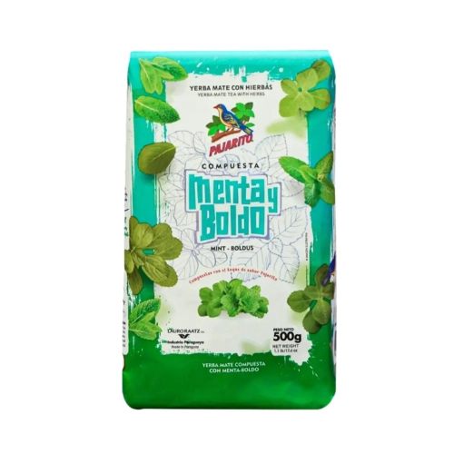 Yerba Mate Pajarito Menta y Boldo 500g.webp