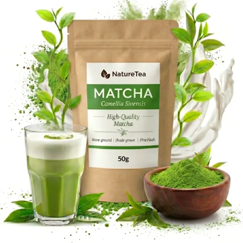 Matcha Herbata Klasyczna Zielona – Organiczna High Quality 50g.webp