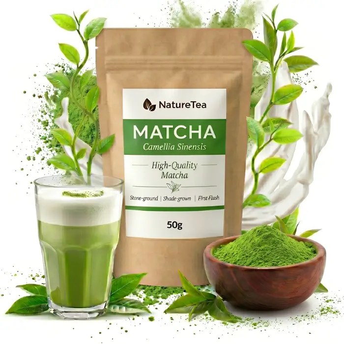 Matcha Herbata Klasyczna Zielona – Organiczna High Quality 50g.webp
