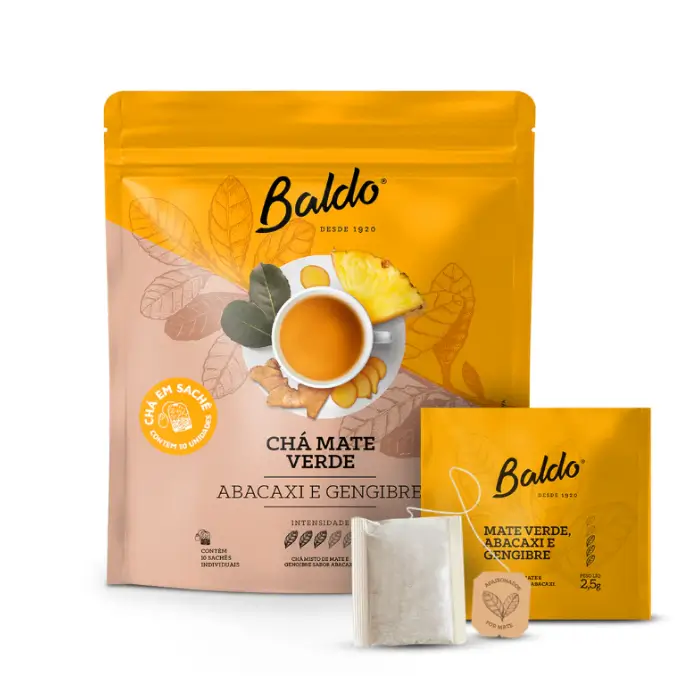 Yerba Mate Baldo Abacaxi Gengibre Saszetki 10x2,5g – Ananas, Imbir.webp