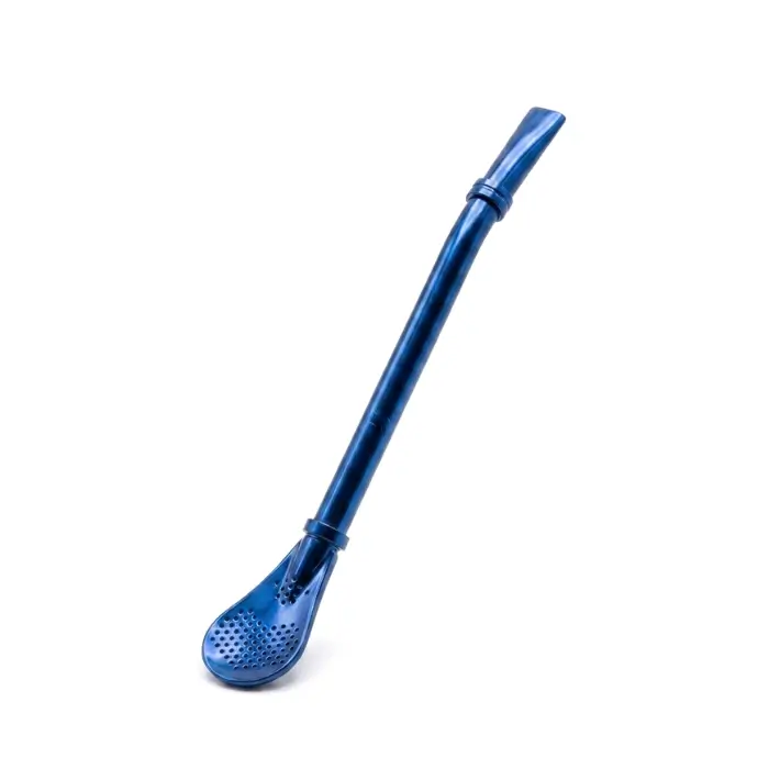 Bombilla Esencia do Yerba Mate Marine Blue – Niebieska 15,5 cm.webp