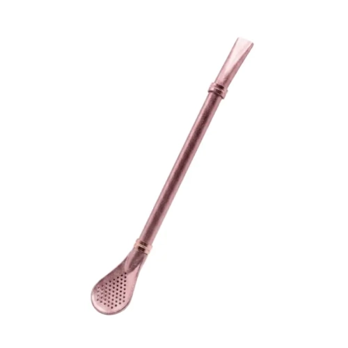 Bombilla Esencia Pink do Yerba Mate – Różowa 15,5 cm.webp