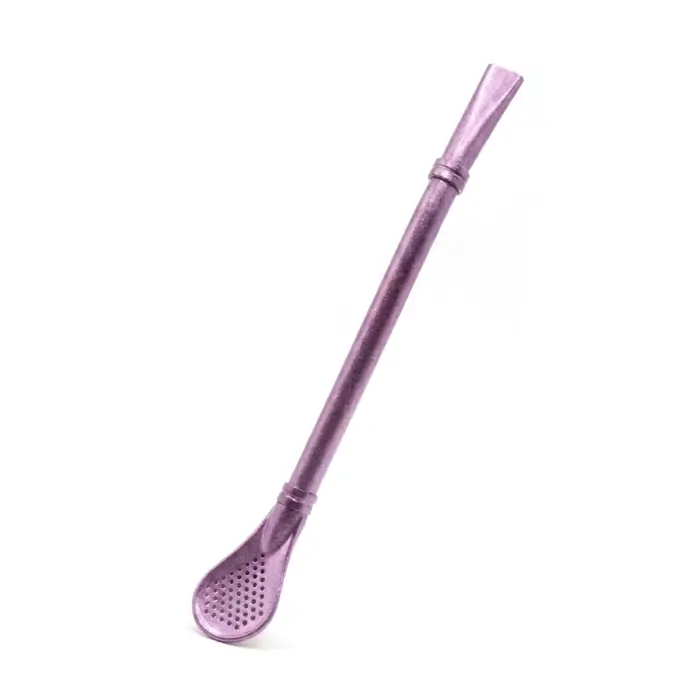 Bombilla Esencia do Yerba Mate – Metaliczny fiolet 15,5 cm.webp