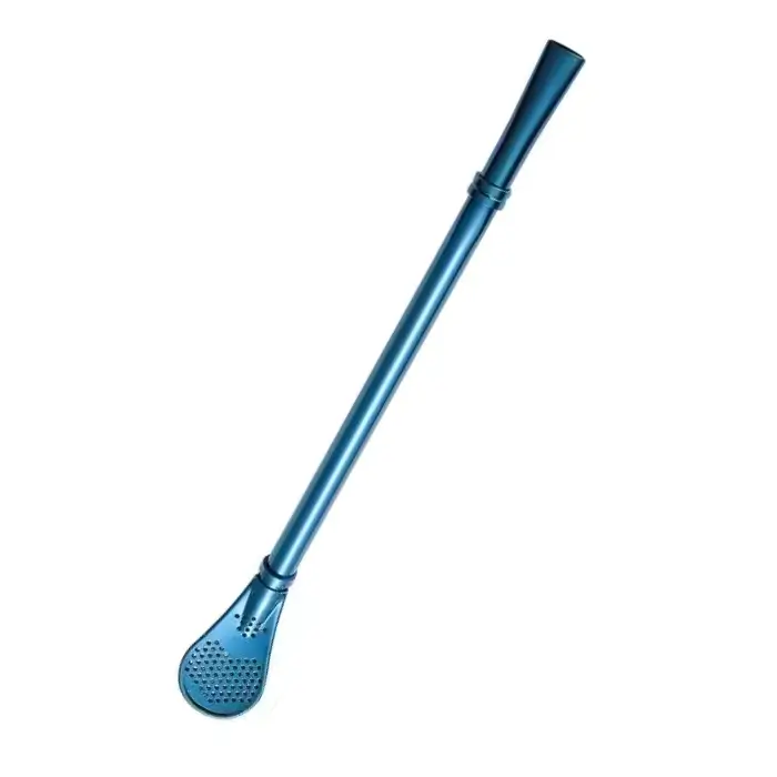 Bombilla do Yerba Mate Esencia – Niebieska (Azul) 19 cm.webp