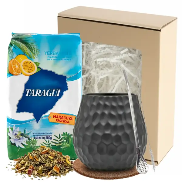 Prezentowy Zestaw Taragui Yerba Mate z Marakują i Akcesoria.webp