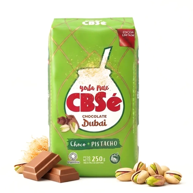 Yerba Mate CBSe Dubai Chocolate (Dubajska Czekolada) 250g - Viralowa.webp