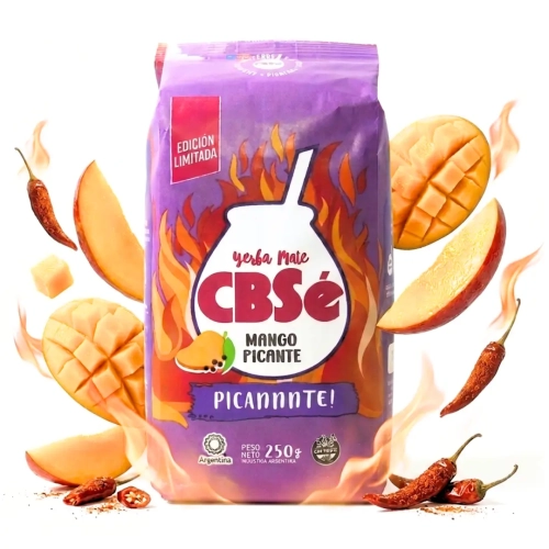 Yerba Mate CBSé Mango Picante 250g – Pikantna Argentyńska.webp