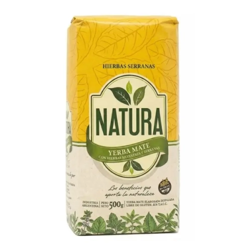Yerba Mate Natura Heirbas Serranas (Zioła Górskie) 500g.webp