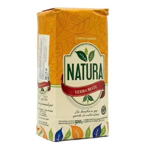 Yerba Mate Natura Naranja (Pomarańczowa) 500g - Argentyńska.webp