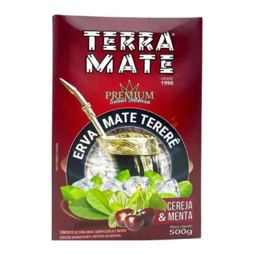 Yerba Terra Mate Cereja y Menta (Wiśnia i Mięta) 0,5kg.webp