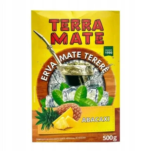 Terra Mate Terere Abacaxi Hortela (Mięta Ananas) 0,5kg.webp