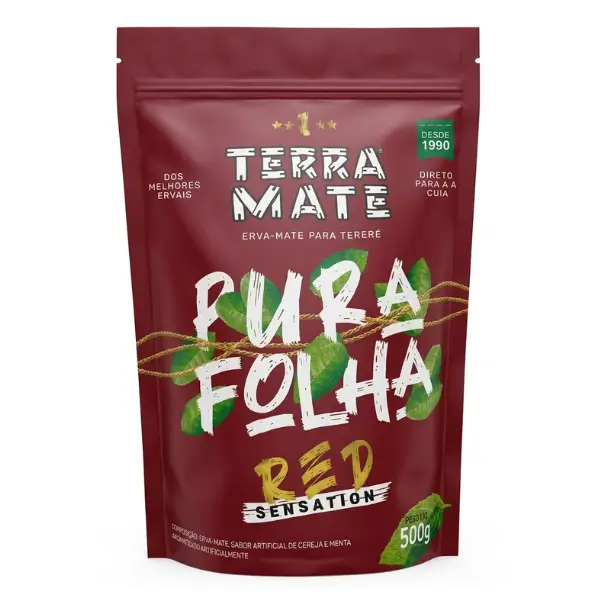 Erva Terra Mate Pura Folha Red Sensation 500g.webp