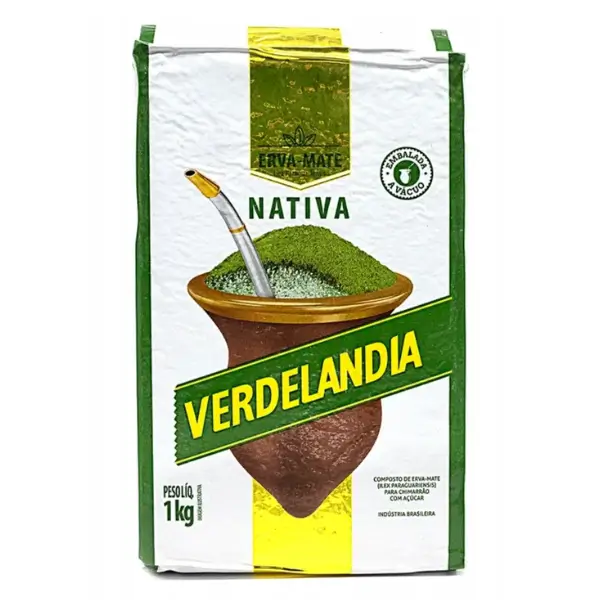 Yerba Mate Verdelandia Nativa 1 kg - Brazylijska Chimarrao.webp
