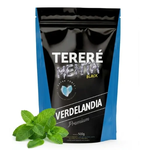 Yerba Mate Verdelandia Terere Mint Black Premium 0,5kg.webp