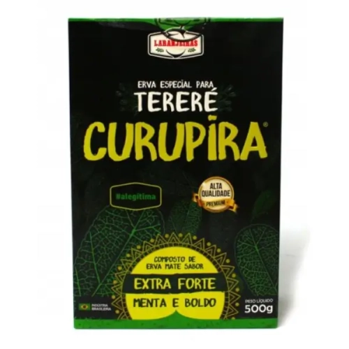 Yerba Mate Laranjeiras Terere Curupira Menta y Boldo 0,5kg.webp