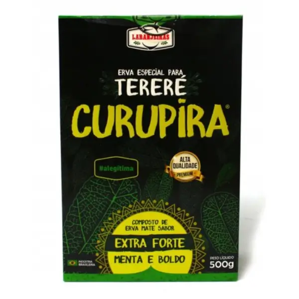 Yerba Mate Laranjeiras Terere Curupira Menta y Boldo 0,5kg.webp