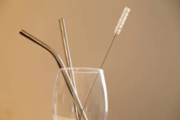 Zestaw: metalowe bombille yerba mate i czyścik do rurek w szklance